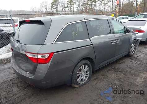 2011 Honda Odyssey Ex-L z USA, uszkodzony, nr VIN 5FNRL5H67BB100606